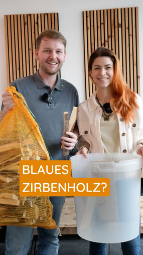 Blaues Zirbenholz in der Brotkiste? ???? Das k&ouml;nnen wir f&uuml;r unsere Brotkisten nicht mehr verwenden, aber zum Wegwerfen ist es viel zu schade &ndash; als Anz&uuml;ndholz brennt es perfekt und duftet herrlich. ????????