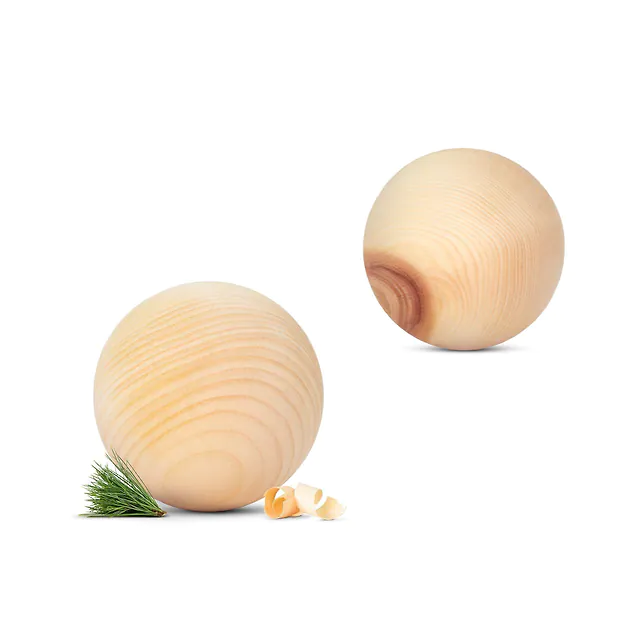 Kugeln aus Zirbenholz