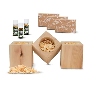 3er Packung - ZirbenW&uuml;rfel Set