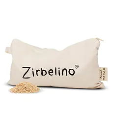 ZIRBELINO&reg; SAUNA-Zirbenkissen 28x16cm aus 100% Baumwolle | SPEZIAL-F&Uuml;LLUNG mit extrem harzreichen Zirbensp&auml;nen | Intensiv-Duft f&uuml;r Badezimmer, Kleiderschrank, Sauna 