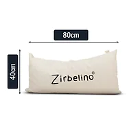 ZIRBELINO&reg; SAUNA-Zirbenkissen 40x80cm aus 100% Baumwolle | SPEZIAL-F&Uuml;LLUNG mi...