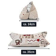 ZIRBELINO&reg; Flexi-Leseknochen, klein 14cm x 36cm, gef&uuml;llt mit frischen Zirbens...