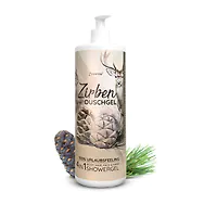 1.000ml ZirbenDuschgel 4in1 - ZIRBELINO&reg; | f&uuml;r K&ouml;rper, Haare, Gesicht und H&auml;n...