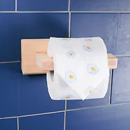 Zirbelino&reg; Toilettenpapierhalter "EASY" | aus Zirbenholz, ohne Bohr...