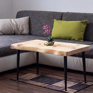 Zirbelino&reg; Couchtisch aus Zirbe mit Conical Legs | 2-teilig (Tischplatte + 4x...