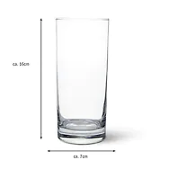 Longdrink Glas 0,4l + Zirbenapfel (7cm)