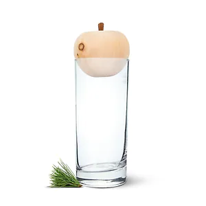 Longdrink Glas 0,4l + Zirbenapfel (7cm)