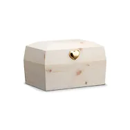 Zirbenurne - "Frieden mit goldenem Herz" - 27,5x19,5x18 (4L)