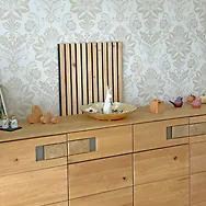 Zirbelino&reg; 0,25m&sup2; (= 1 Stk.) 50x50cm Akustik-Wand-Paneel mit Zirbenholz auf N...