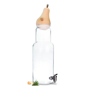 XXL Getr&auml;nkespender "Bottle+" (7,5 Liter) mit ZirbenBirne (10cm)