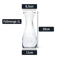 Wasserkaraffe Misura (1 Liter)