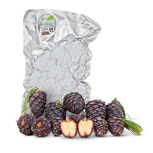 1kg Bio Zirbenzapfen Ernte 2026, frisch gepfl&uuml;ckt | vakuumiert + EINGEFROREN ...