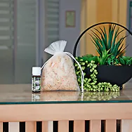  Zirbelino&reg; Zirbens&auml;ckchen Organza wei&szlig; + Bio Zirben&ouml;l 10ml
