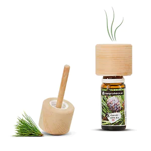 ZirbelinoCap DIN18 + Bio Zirben&ouml;l 10ml | Aroma St&ouml;psel Lufterfrischer, Dufter...