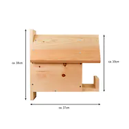Zirbelino&reg; Eichh&ouml;rnchen Kobel / Hotel / Nest, fix-fertig montiert aus L&auml;rchen...
