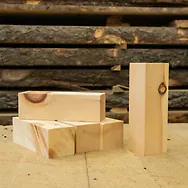 5 St&uuml;ck Schnitzholz aus Zirbe, auch zum Drechseln | 16cm x 5cm x 5cm (LxBxH)