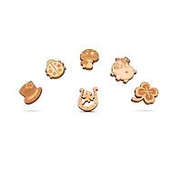 6er Gl&uuml;cksbringer-Set "klein" | je ca. 2cm gro&szlig; | 1x Kleeblatt, 1x ...