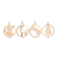 Weihnachtsschmuck 4er-Set | 1x Christbaum, 1x Engel, 1x Sternschnuppe, 1xRent...