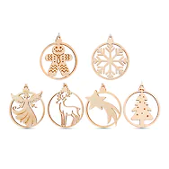 Weihnachtsschmuck 6er-Set | 1x Christbaum, 1x Engel, 1x Sternschnuppe, 1xRent...