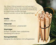 Zirbenholz-Rollrost 200x90 cm