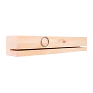  Zirbelino&reg; Schl&uuml;sselboard Ablage aus Zirbenholz | Schl&uuml;sselablage mit Magnet...