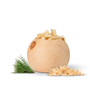 ZirbenKugel "Lochi" mit 10g Zirbensp&auml;ne