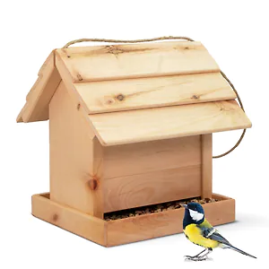 ZirBIRD Vogelfutterstation aus Zirbe | Futterplatz, Futterstation | Vogelfutt...