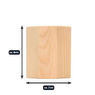 Zirben8Eck Set | Zirben8Eck (7x8cm) mit 10g Zirbensp&auml;ne + Bio Zirben&ouml;l (10ml)