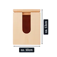ZirbenVorratsbeh&auml;lter #1 | 10cm x 10cm x 13cm | Vorratsdose aus Zirbenholz, m...