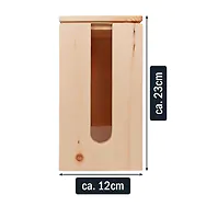 ZirbenVorratsbeh&auml;lter #13 | 12cm x 12cm x 23cm | Vorratsdose aus Zirbenholz, ...