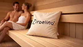 ZIRBELINO&reg; Zirbenkissen 40x40cm aus 100% Baumwolle | SPEZIAL-F&Uuml;LLUNG mit extr...