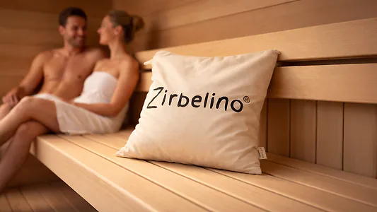 ZIRBELINO&reg; Zirbenkissen 40x40cm aus 100% Baumwolle | SPEZIAL-F&Uuml;LLUNG mit extr...
