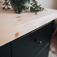 Deckplatte f&uuml;r Hemnes-Kommode, 537mm x 391mm x 19mm (Plattenma&szlig;) | Auflagepla...