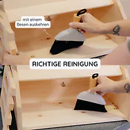 ZirbenBrotdose "klassisch klein" mit Deckel | 2-teilig (Brotdose + ...
