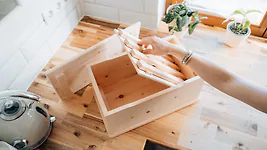 ZirbenBrotkiste "Gro&szlig;" mit Geheimfach | 3-teilig (Brotdose + Deckel...