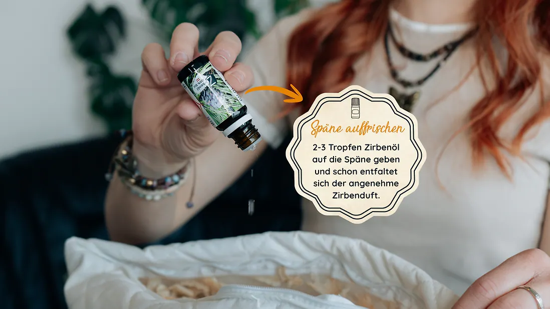1kg Zirbenspäne "1. Wahl" + Bio Zirbenöl (10ml)
