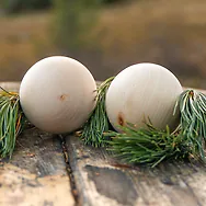 2x Zirbenkugel (7cm)