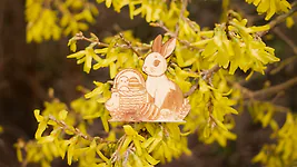 3er Osterdeko Set "stehend" f&uuml;r Ostern | Hasi, Osterei, Osterhase m...