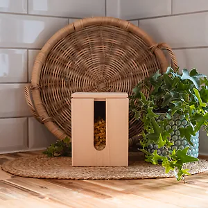 ZirbenVorratsbeh&auml;lter #12 | 12cm x 12cm x 18cm | Vorratsdose aus Zirbenholz, ...