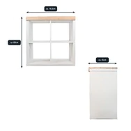 Deckplatte f&uuml;r Kallax-Kommode, 761mm x 407mm x 19mm (Plattenma&szlig;) | Auflagepla...