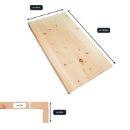 Deckplatte f&uuml;r Kallax-Kommode, 761mm x 407mm x 19mm (Plattenma&szlig;) | Auflagepla...