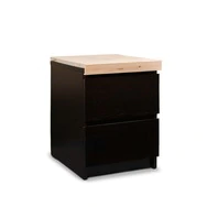 Deckplatte f&uuml;r Malm-Kommode, 404mm x 496mm x 19mm (Plattenma&szlig;) | Auflageplatt...