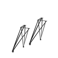 Zirbelino&reg; Couchtisch aus Zirbe mit X ADJUSTABLE | 2-teilig (Tischplatte + 2x...