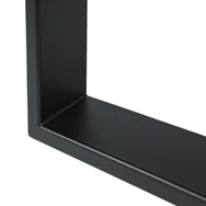 Zirbelino&reg; Couchtisch aus Zirbe mit M&ouml;belkufen RECHTECK | 2-teilig (Tischplat...