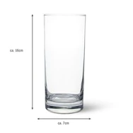 Longdrink Glas 0,4l + Zirbenapfel (7cm)