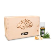 ZirbenDiffuser "KLASSIK" mit der Gravur "Alpenlandschaft"...