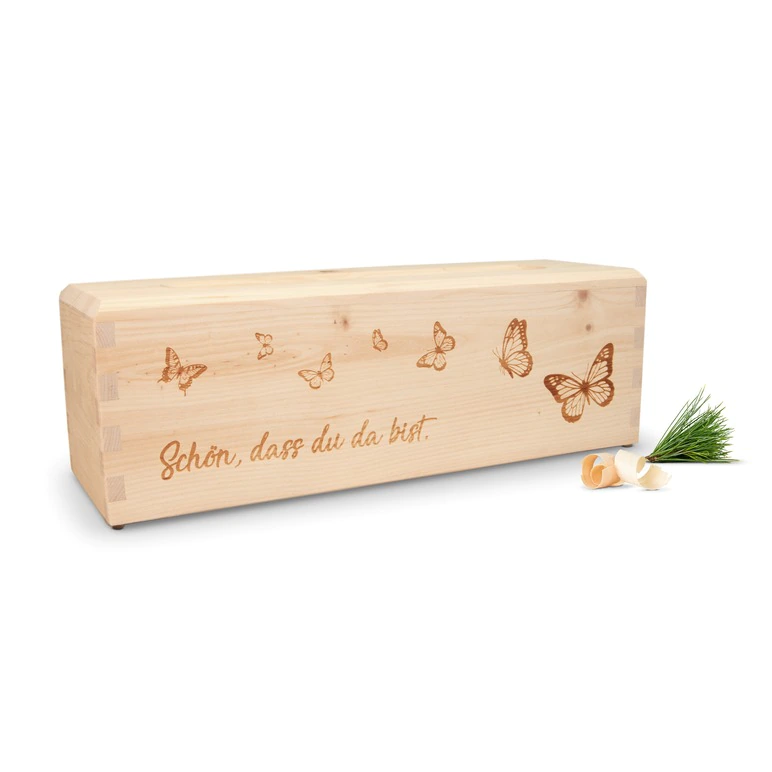 ZirbenDiffuser "AIR-25" mit Gravur "Schmetterling" | Luft...
