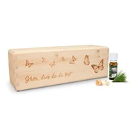 ZirbenDiffuser "AIR-25" mit Gravur "Schmetterling" | Luft...