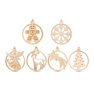 Weihnachtsschmuck 6er-Set | 1x Christbaum, 1x Engel, 1x Sternschnuppe, 1xRent...