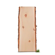 Zirbenbrett mit Waldkante | ca. 50cm x ca. 15-20cm x 1,9cm | beidseitig unbes...